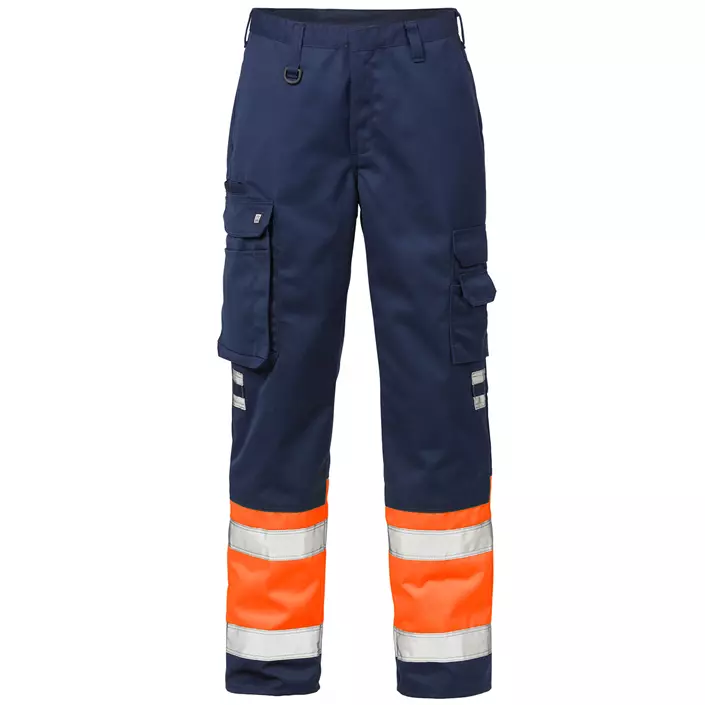 Fristads arbejdsbukser 213, Orange/Marine, large image number 0