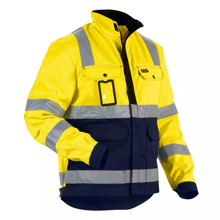 Blåkläder arbetsjacka, Varsel gul/marinblå, large image number 0