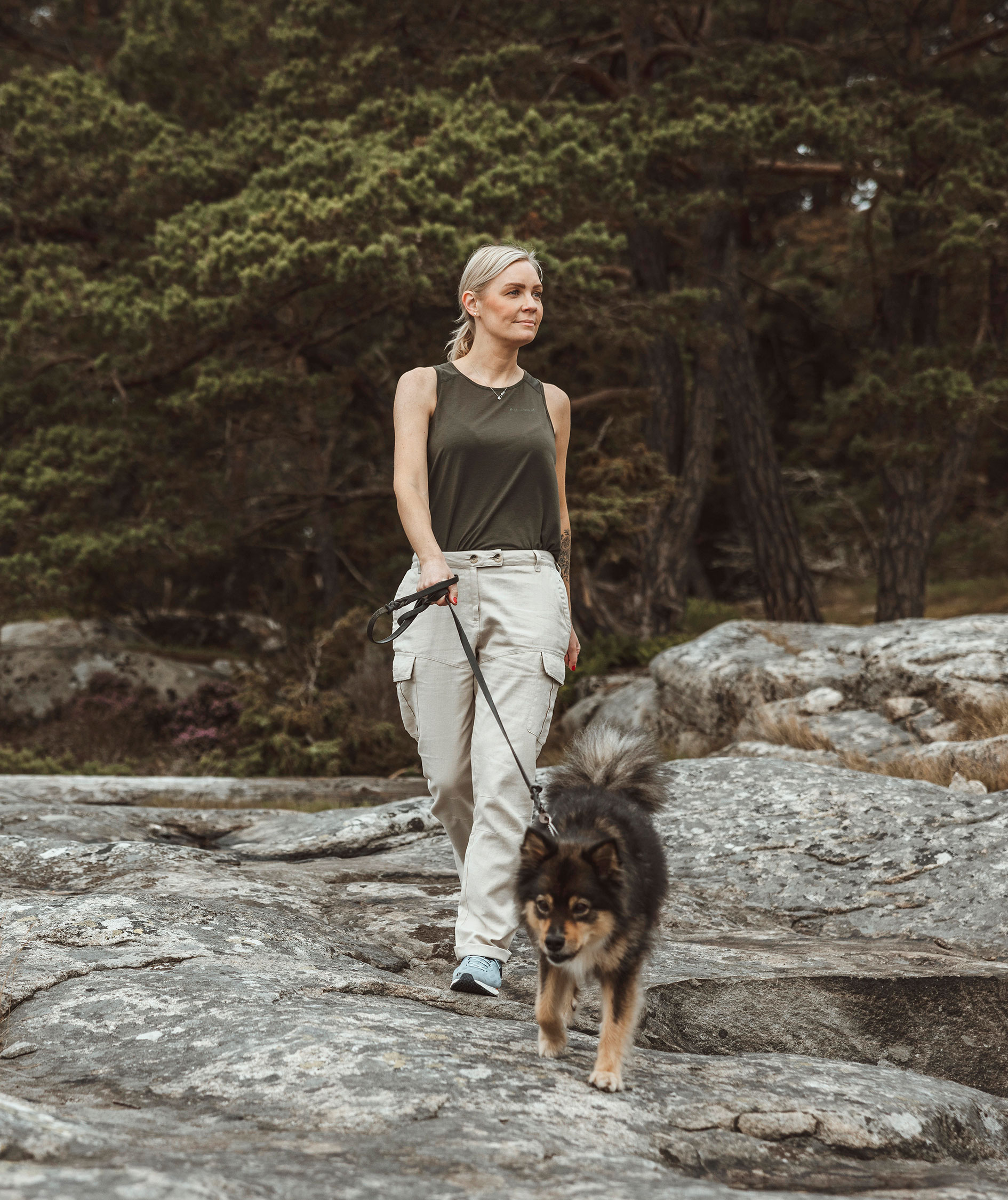 Pinewood&nbsp;V&auml;rnamo NatureSafe damebukser med h&oslash;r, Linen Beige, large image number 9