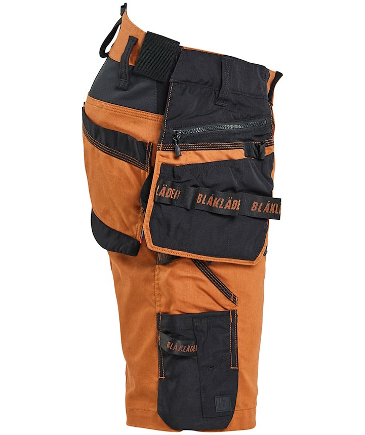 Bl&aring;kl&auml;der Striker craftsman shorts, Rust/black, large image number 2
