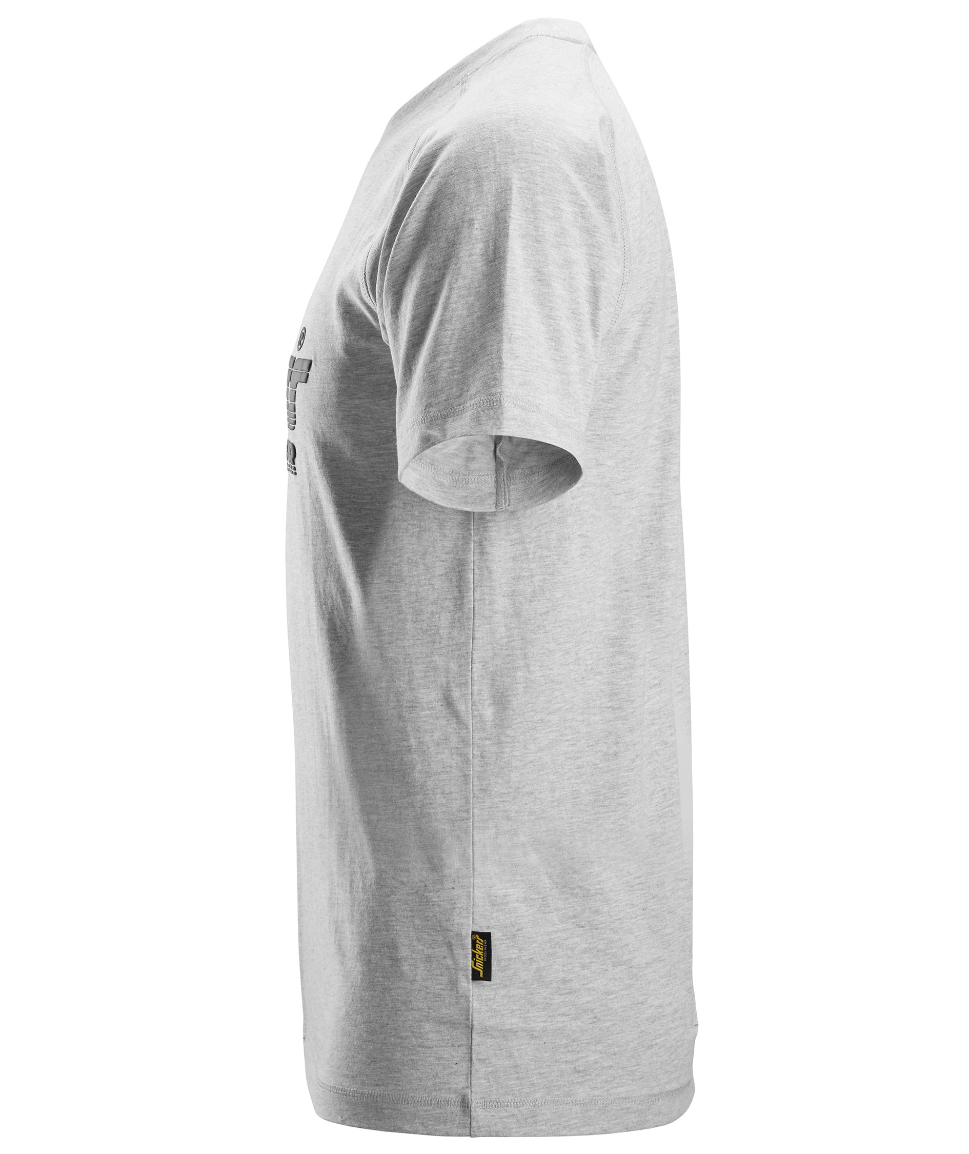 Snickers logo T-shirt 2590, Gr&aring; Melange, large image number 4