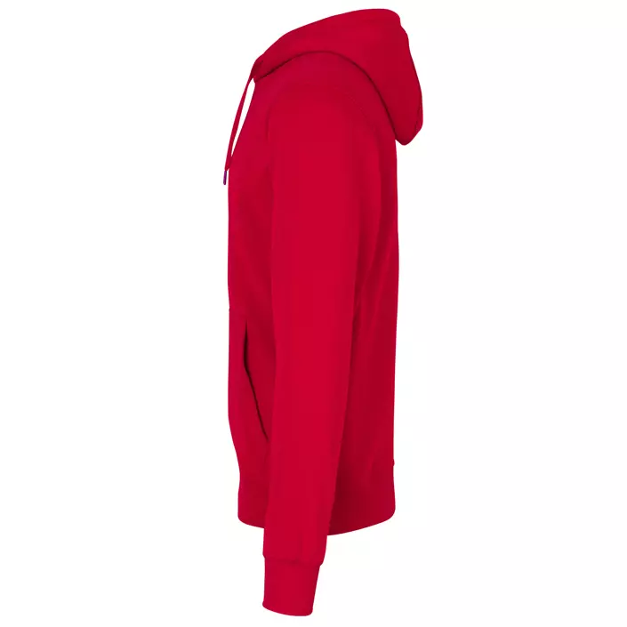ID hoodie med dragkedja, Röd, large image number 2