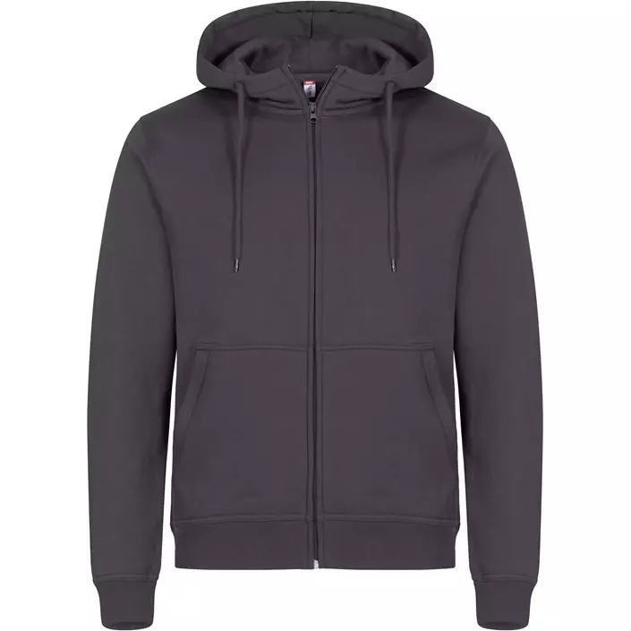 Clique Miami hoodie med dragkedja, Metal Grey, large image number 0