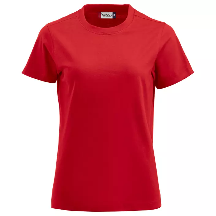 Clique Premium T-shirt dam, Röd, large image number 0