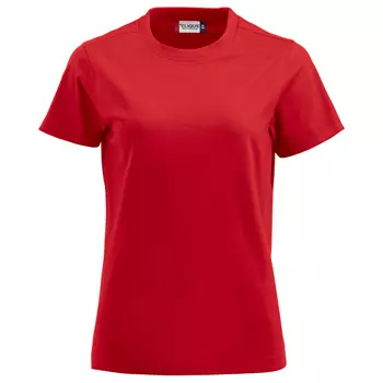 Clique Premium dame T-shirt, Rød