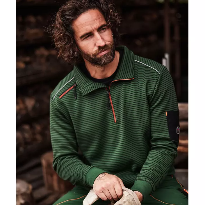 Terrax stickad tröja, Dark Green/Black, large image number 1