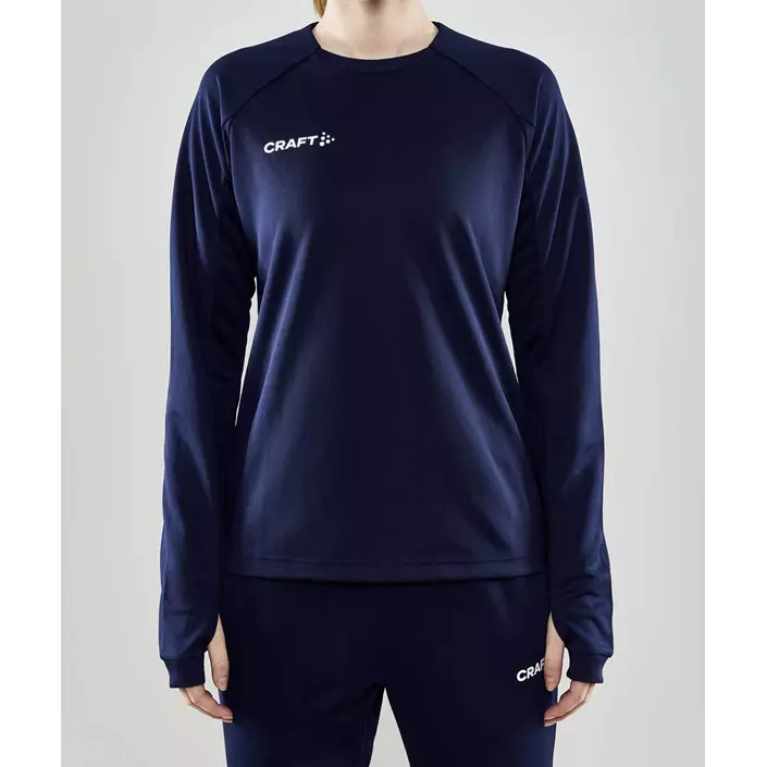 Craft Evolve dame sweatshirt, Navy, large image number 1