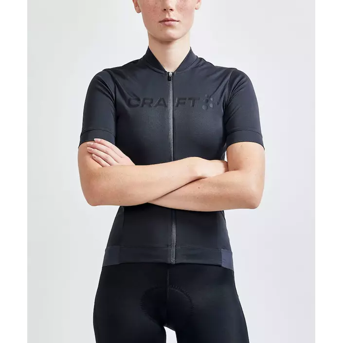 Craft Essence women's light short-sleeved bike jersey, Asphlt/black, large image number 1