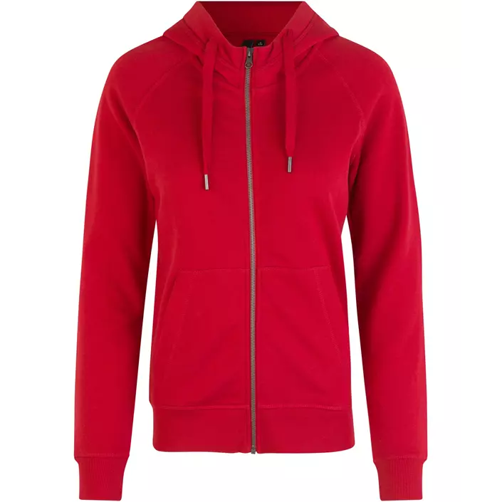 ID Damen Kapuzensweatshirt mit Reißverschluss, Rot, large image number 0