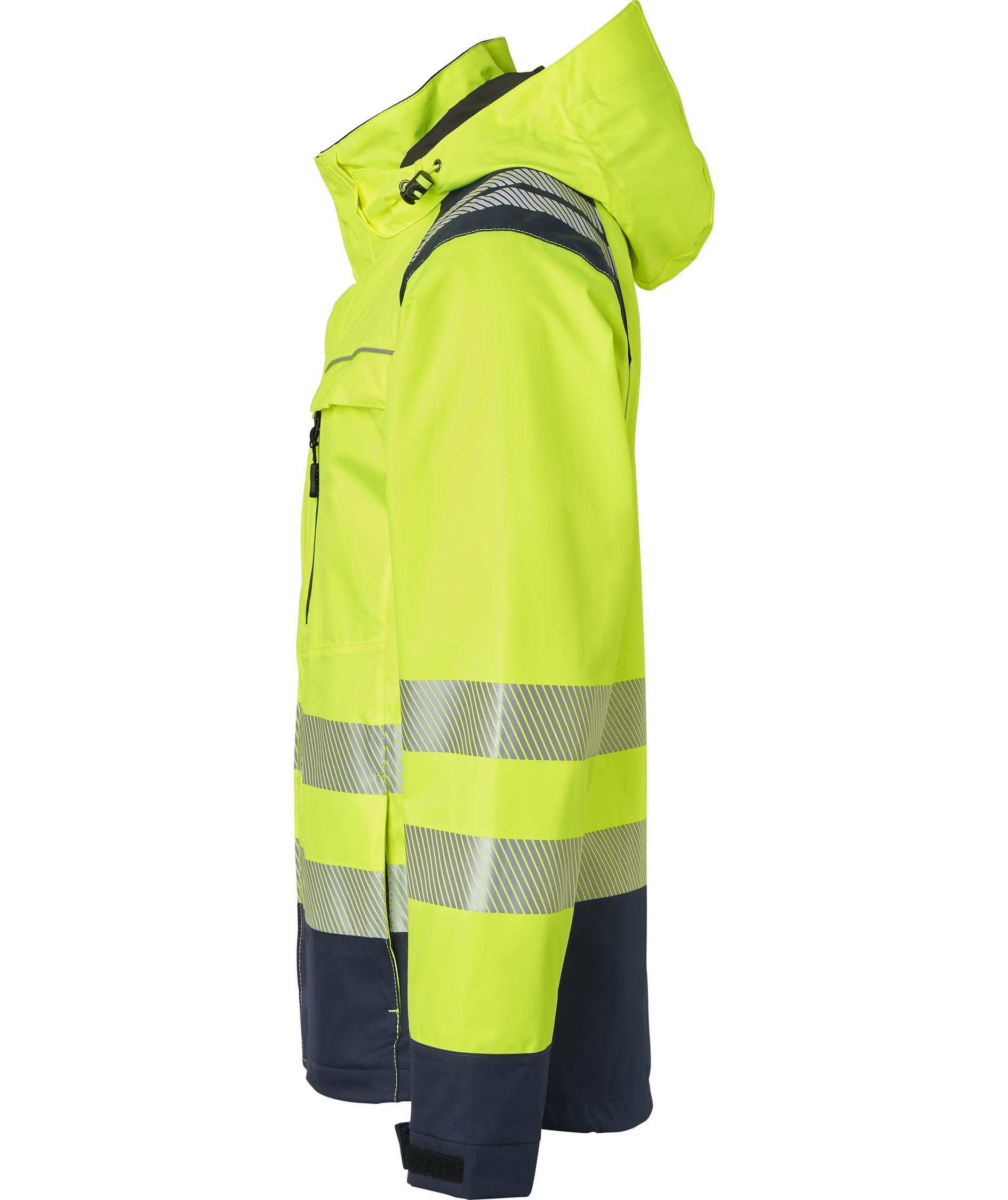 Top Swede shell jacket 130, Hi-Vis Yellow/Navy, large image number 3
