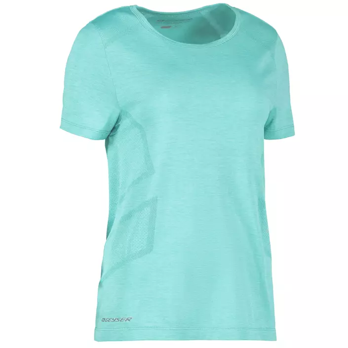 GEYSER Seamless dame T-shirt, Mint melange, large image number 1