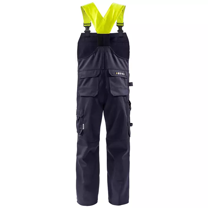 Fristads Flame coverall 1029 WEL, Marine/Hi-Vis yellow, large image number 3