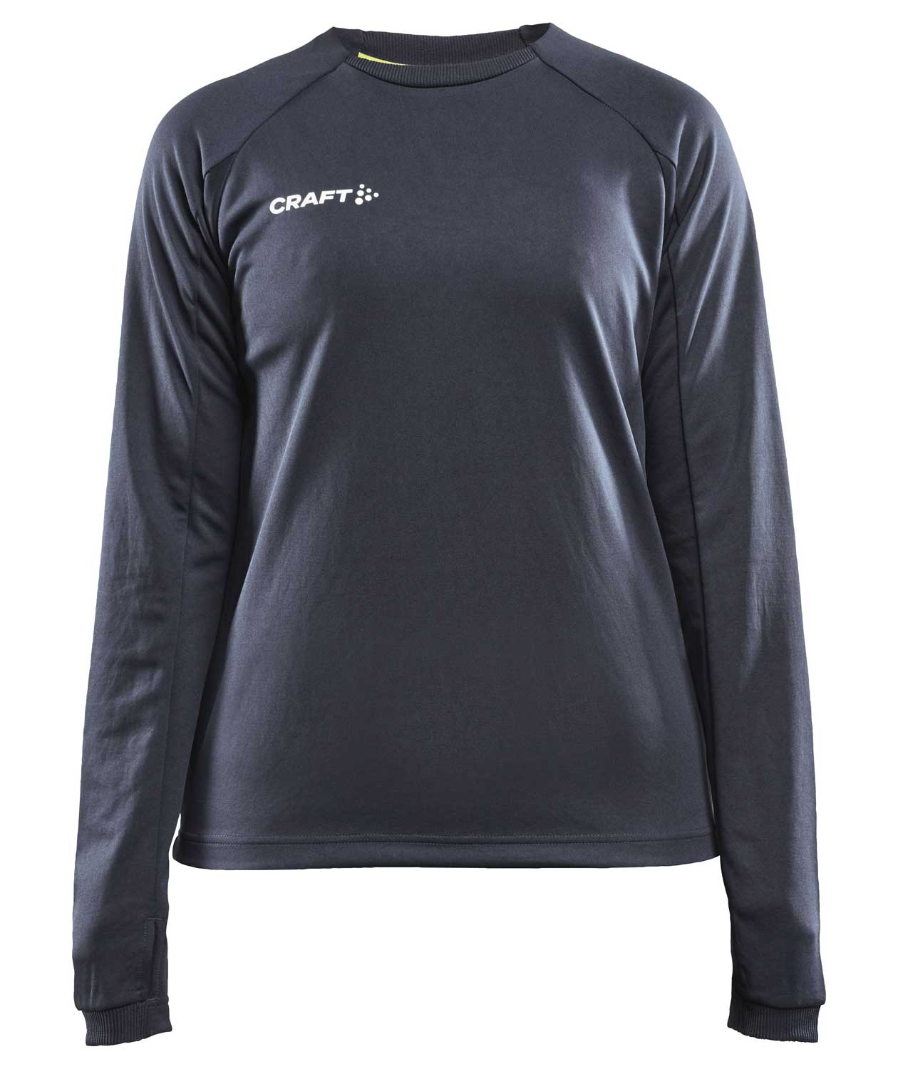 Craft Evolve dame sweatshirt, Asphalt, Asphalt, swatch