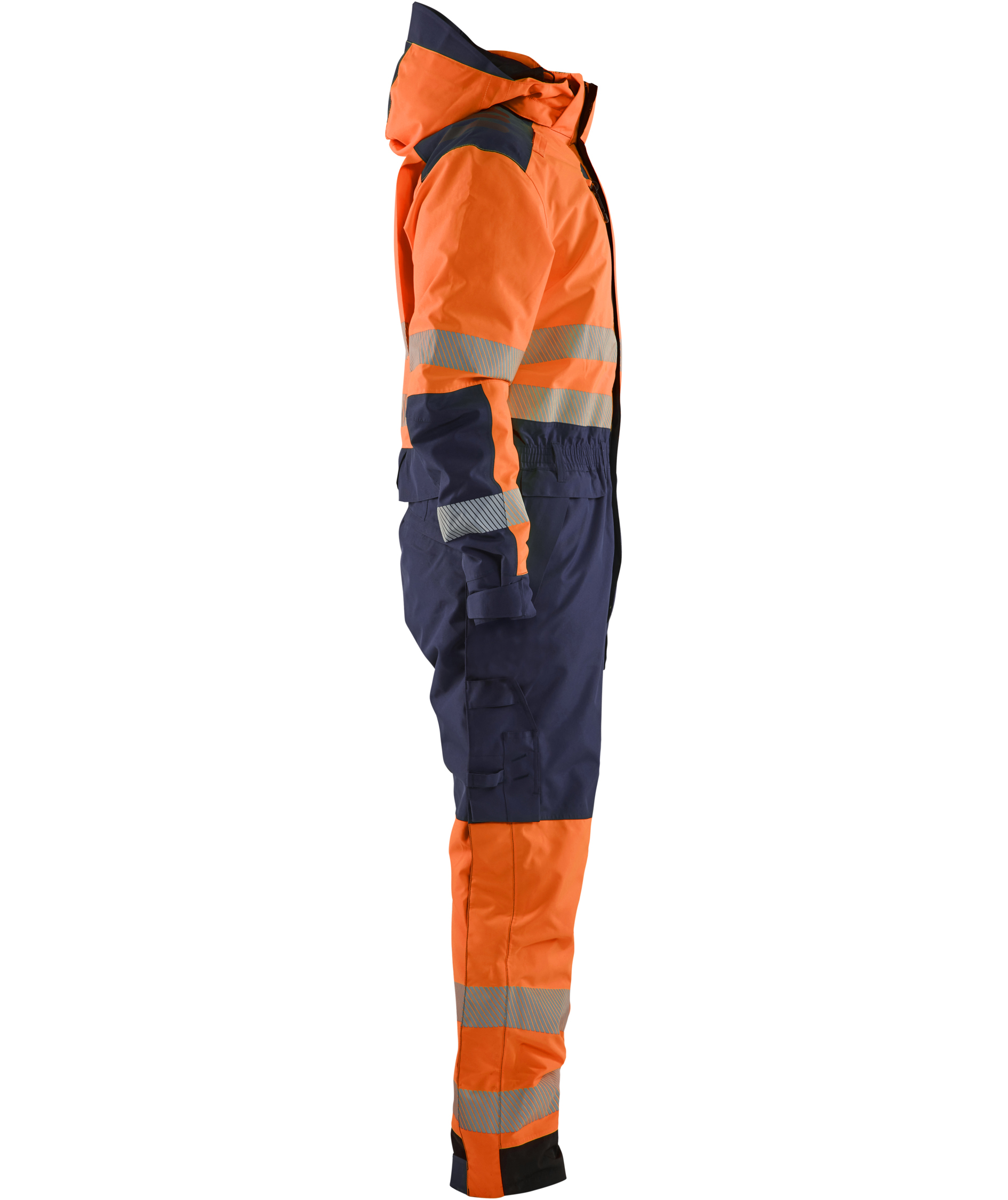 Bl&aring;kl&auml;der winter coverall, Hi-Vis Orange/Navy, large image number 2