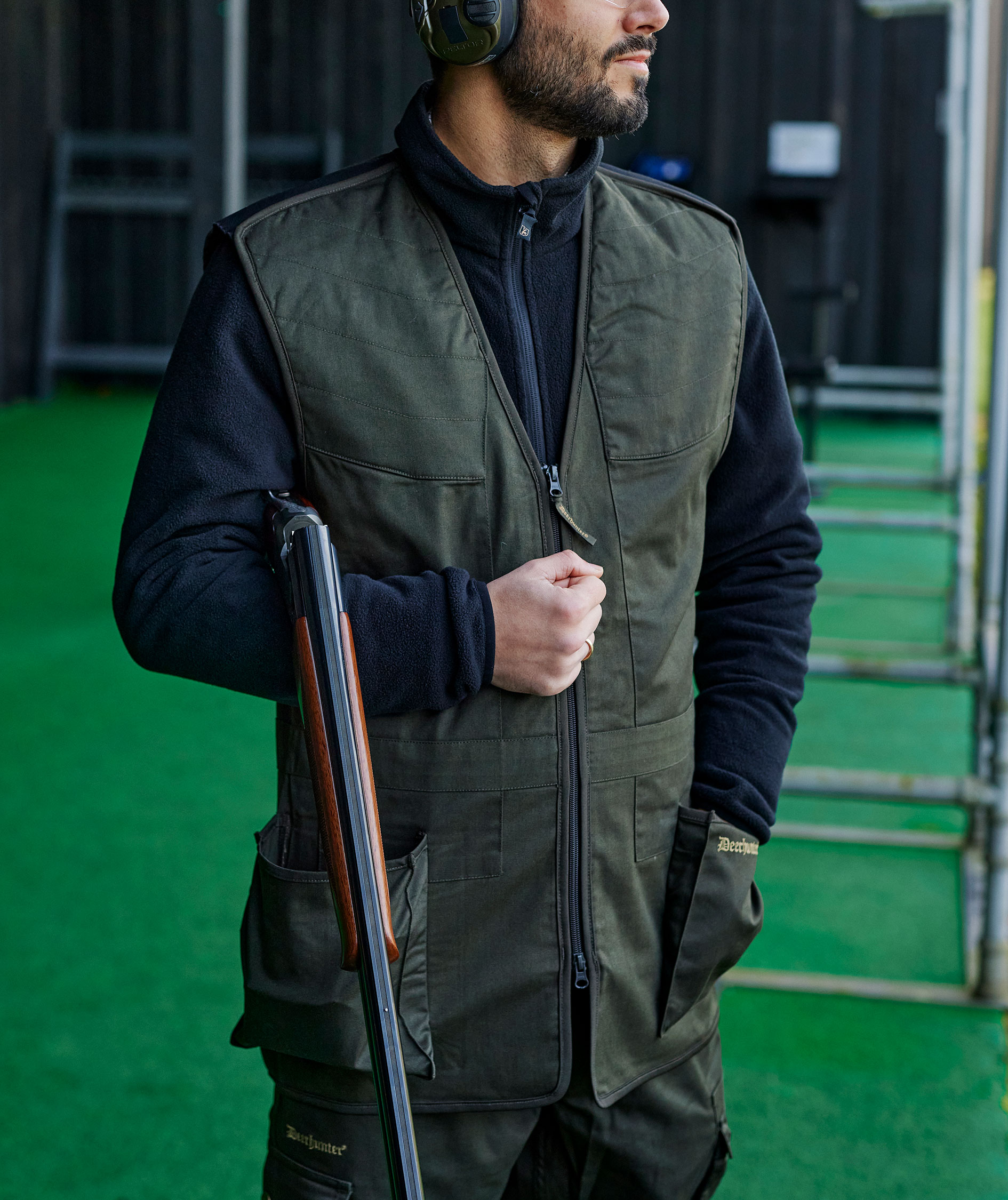 Deerhunter Atlas shooting vest, Timber