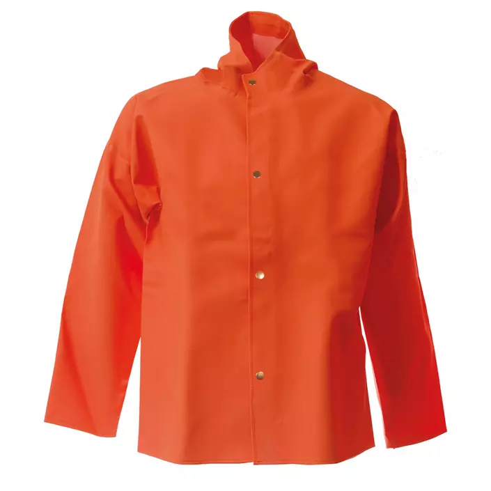 Elka PVC Light rain jacket, Orange, large image number 0