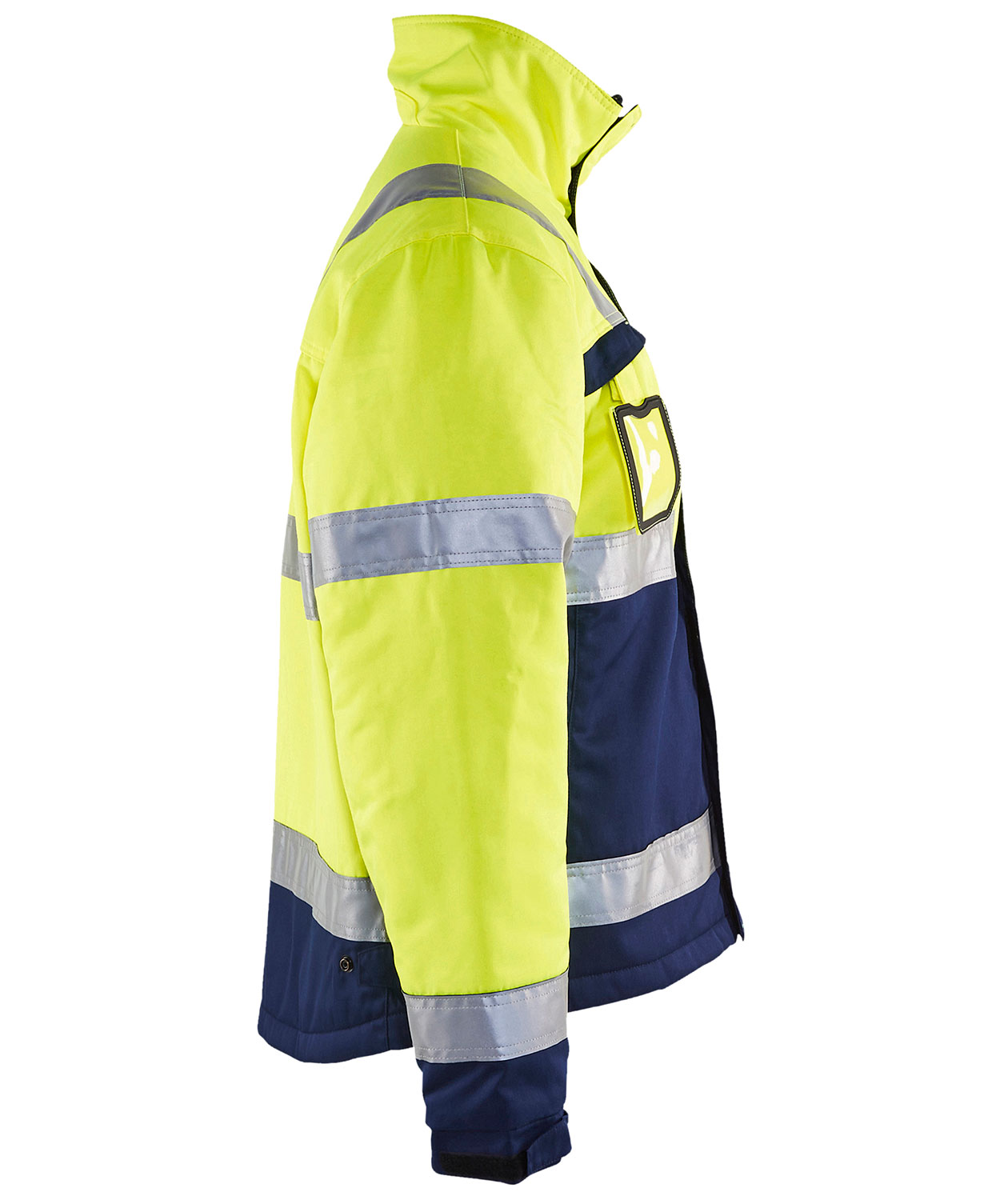 Bl&aring;kl&auml;der winter work jacket, Yellow/Marine, large image number 2