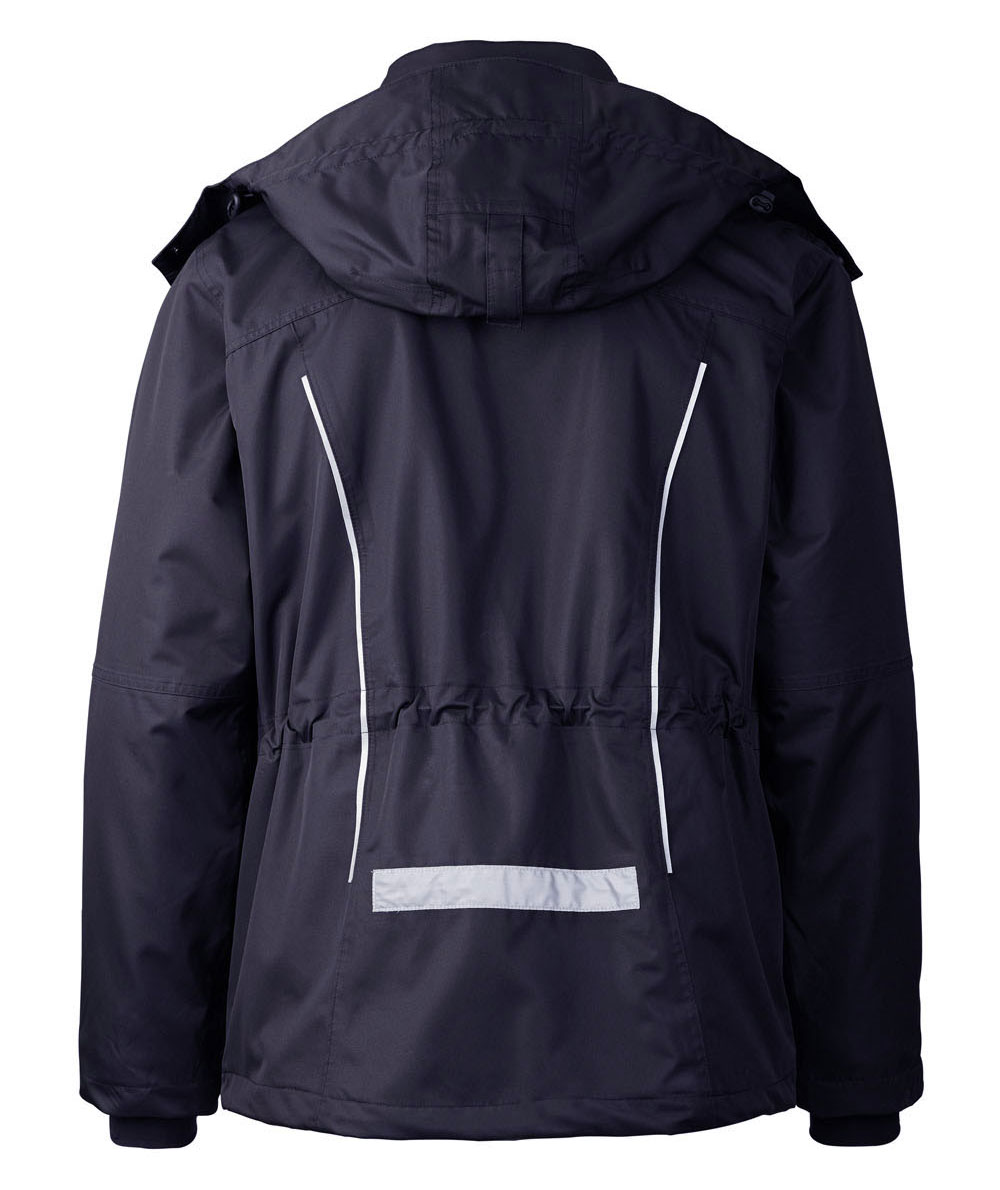 Xplor Care Zip-in shell jacket with detachable hood, Navy