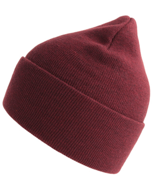 Atlantis Pure beanie, Burgundy melange