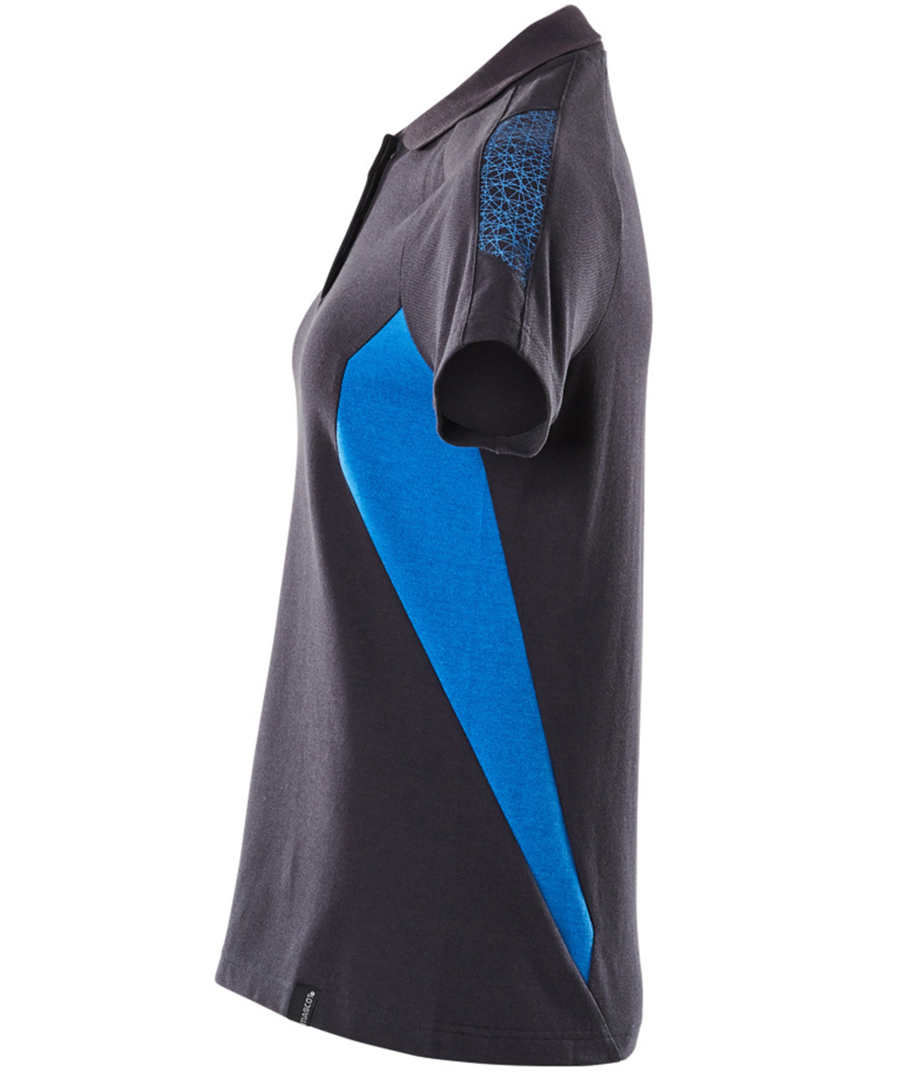 Mascot Accelerate women's polo shirt, Dark Marine/Azure, large image number 3