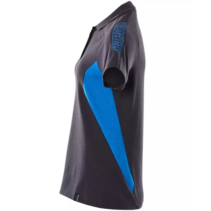 Mascot Accelerate women's polo shirt, Dark Marine/Azure, large image number 3