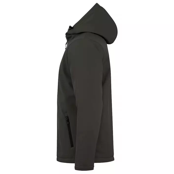 Clique lined softshell jacket, Dark Grey, large image number 2