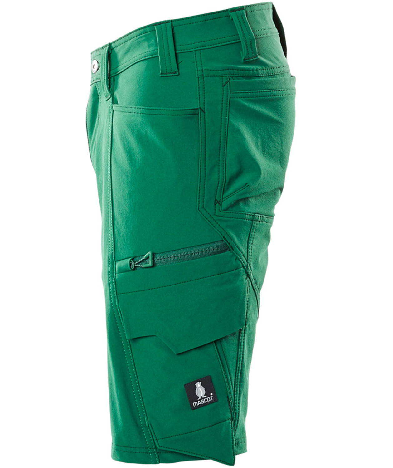 Mascot Accelerate work shorts full stretch, Green, large image number 3