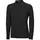Pitch Stone long-sleeved polo shirt, Black melange, Black melange, swatch