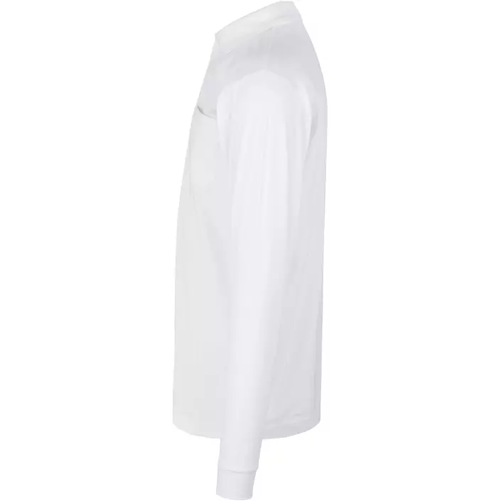 ID PRO Wear Polo T-skjorte med lange ermer, Hvit, large image number 2