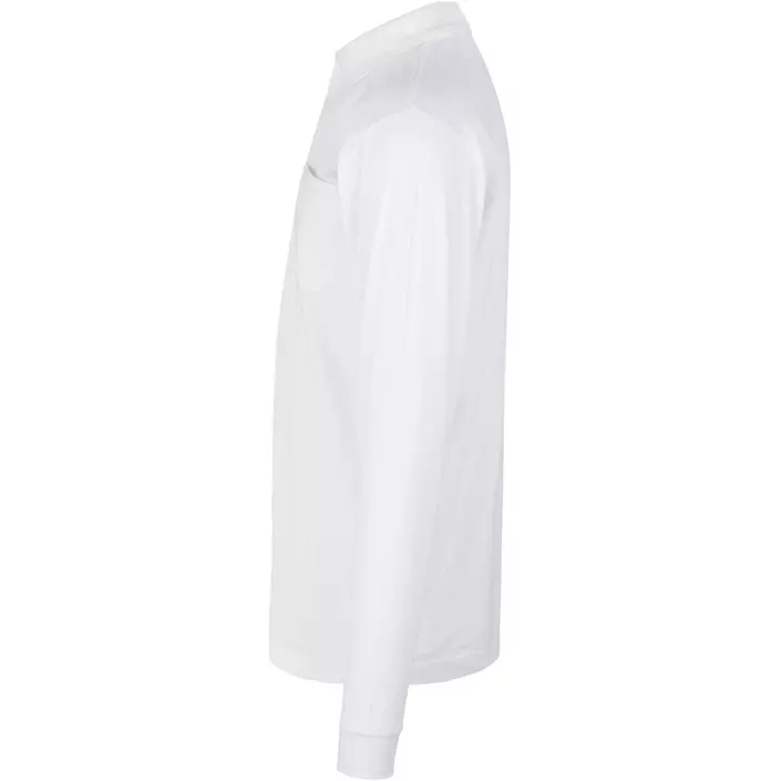 ID PRO Wear long-sleeved Polo shirt, White, large image number 2