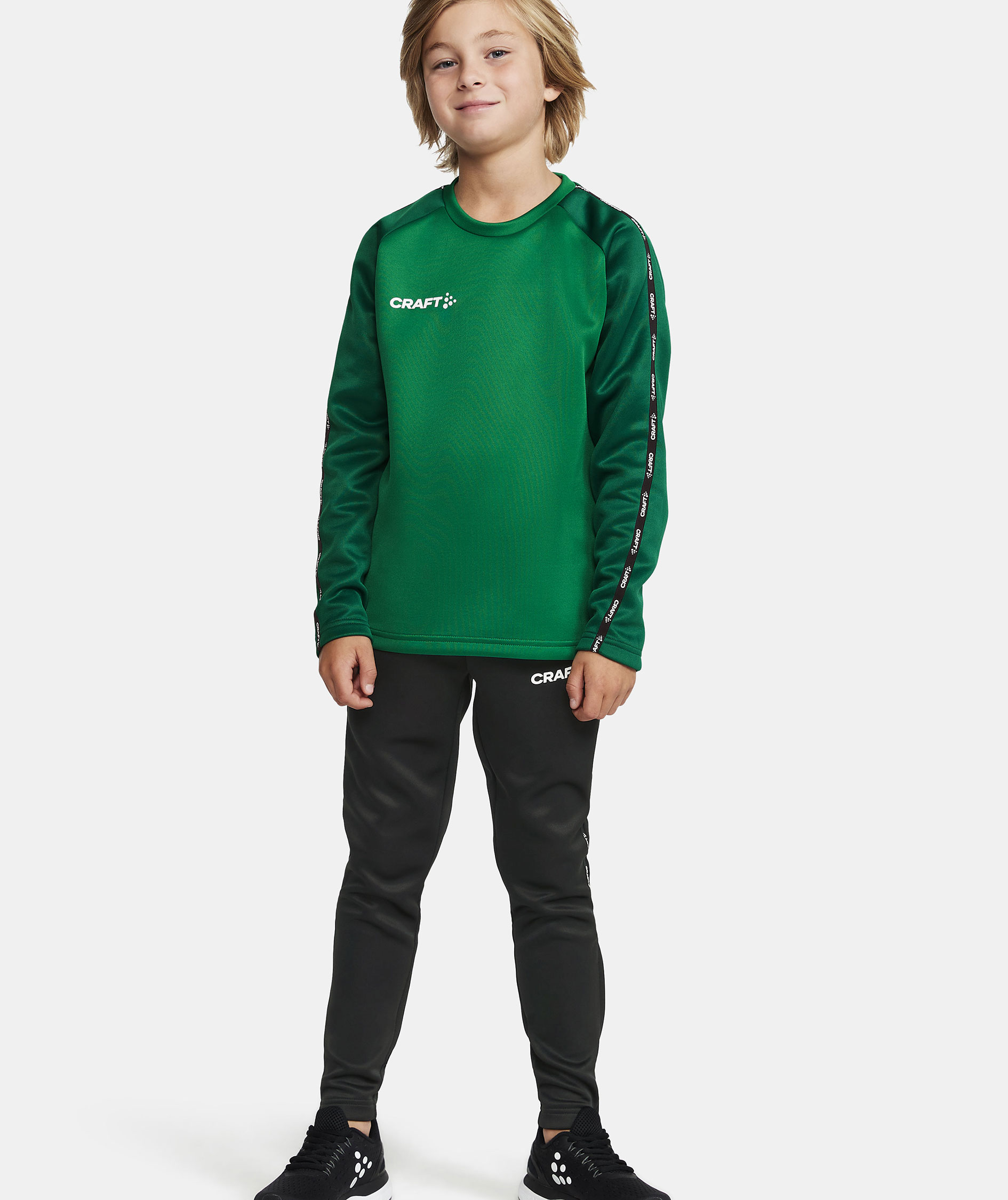 Craft Squad 2.0 training pullover for kids, Team Green-Ivy, large image number 1