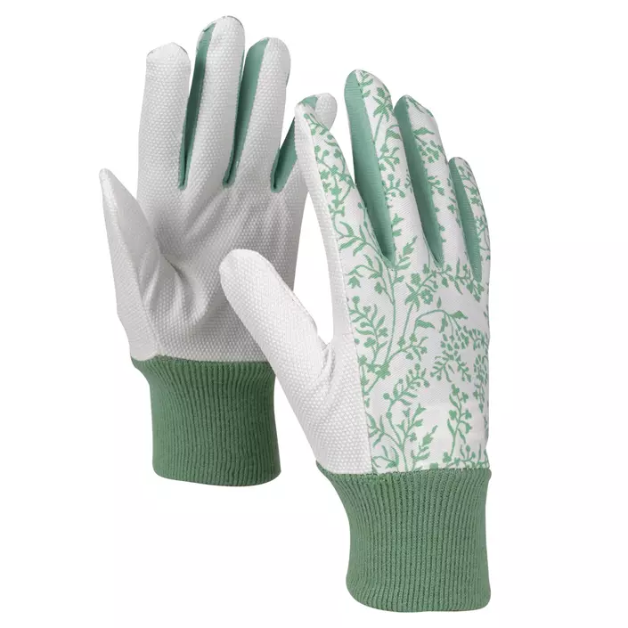 OX-ON Garden Comfort 5304 gardening gloves, White/Green, large image number 0