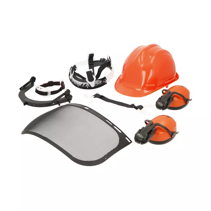 Kramp Standard forest helmet package, Orange, Orange, large image number 1