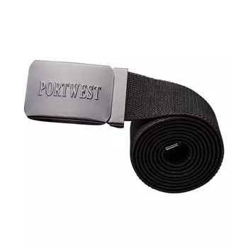 Portwest C105 elastischer Gürtel, Schwarz