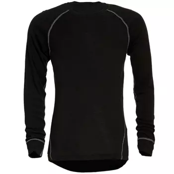 Tranemo FR long-sleeved undershirt with merino wool, Black