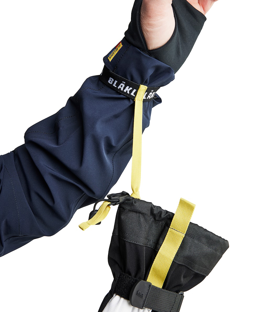 Bl&aring;kl&auml;der Supreme Warm l&auml;derhandskar, Svart/Vit, large image number 2