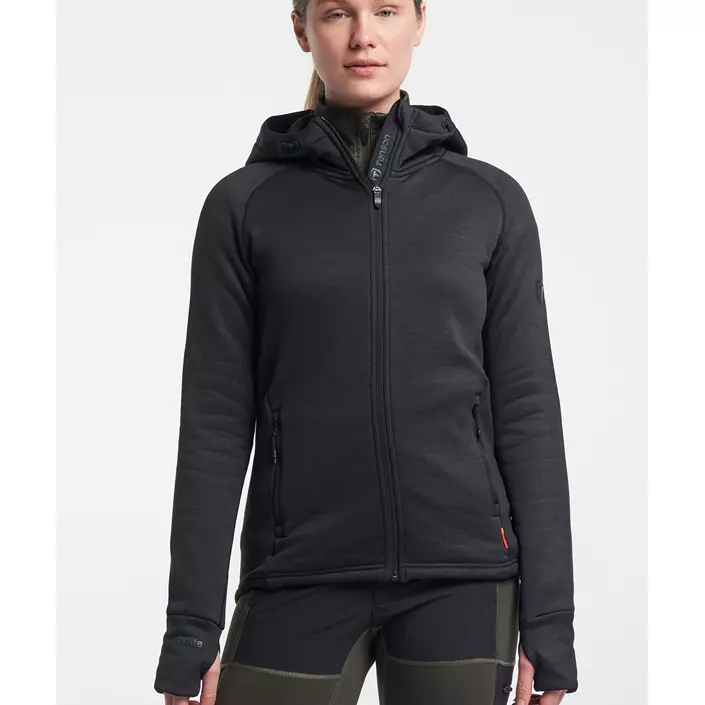 Tenson TXlite Damen Hoodie mit Reißverschluss, Black, large image number 7