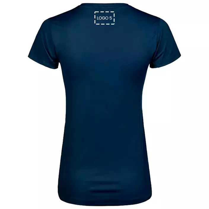 Tee Jays luxury T-shirt dam med logotryck, , large image number 2