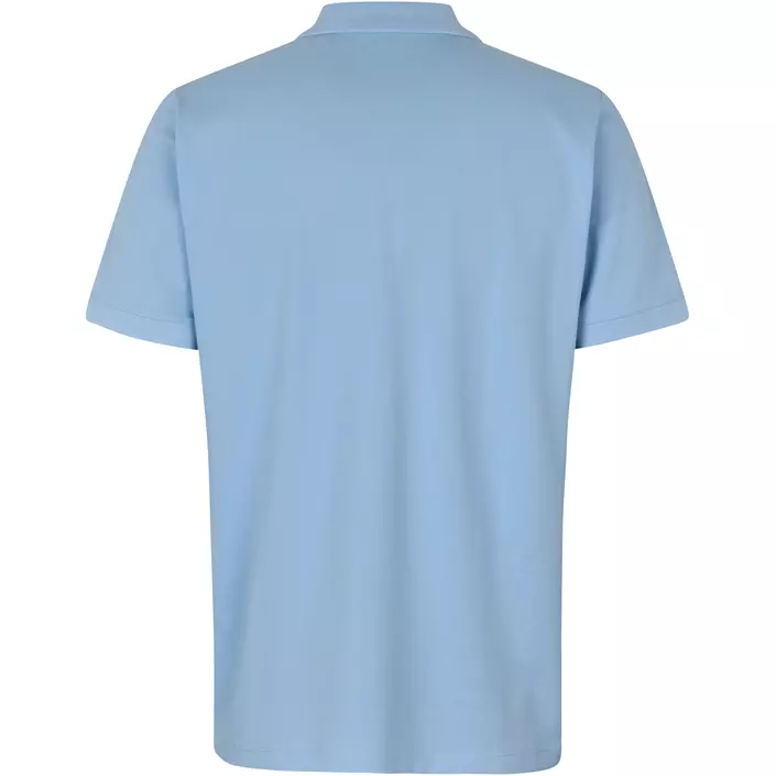 ID økologisk polo T-shirt, Lys Blå, large image number 1