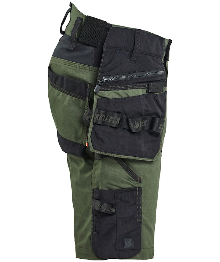 Bl&aring;kl&auml;der Striker craftsman shorts, Forest green/black, large image number 2