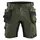 Blåkläder håndværkershorts, Skovgrøn/sort, Skovgrøn/sort, swatch