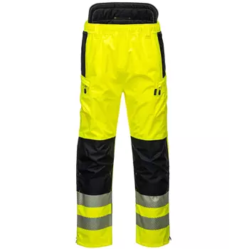 Portwest PW3 rain trousers, Hi-vis Yellow/Black