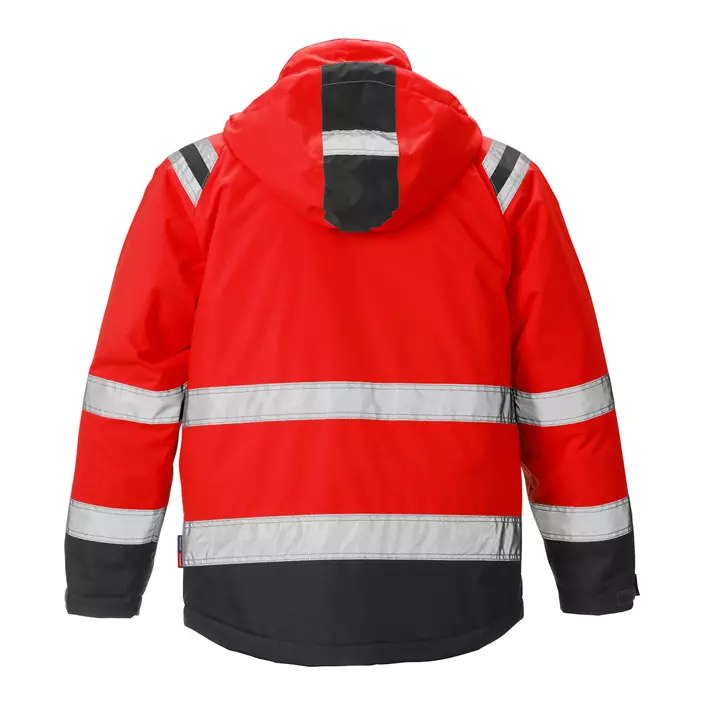 Fristads Airtech® winter jacket 4035, Hi-vis Red/Black, large image number 1