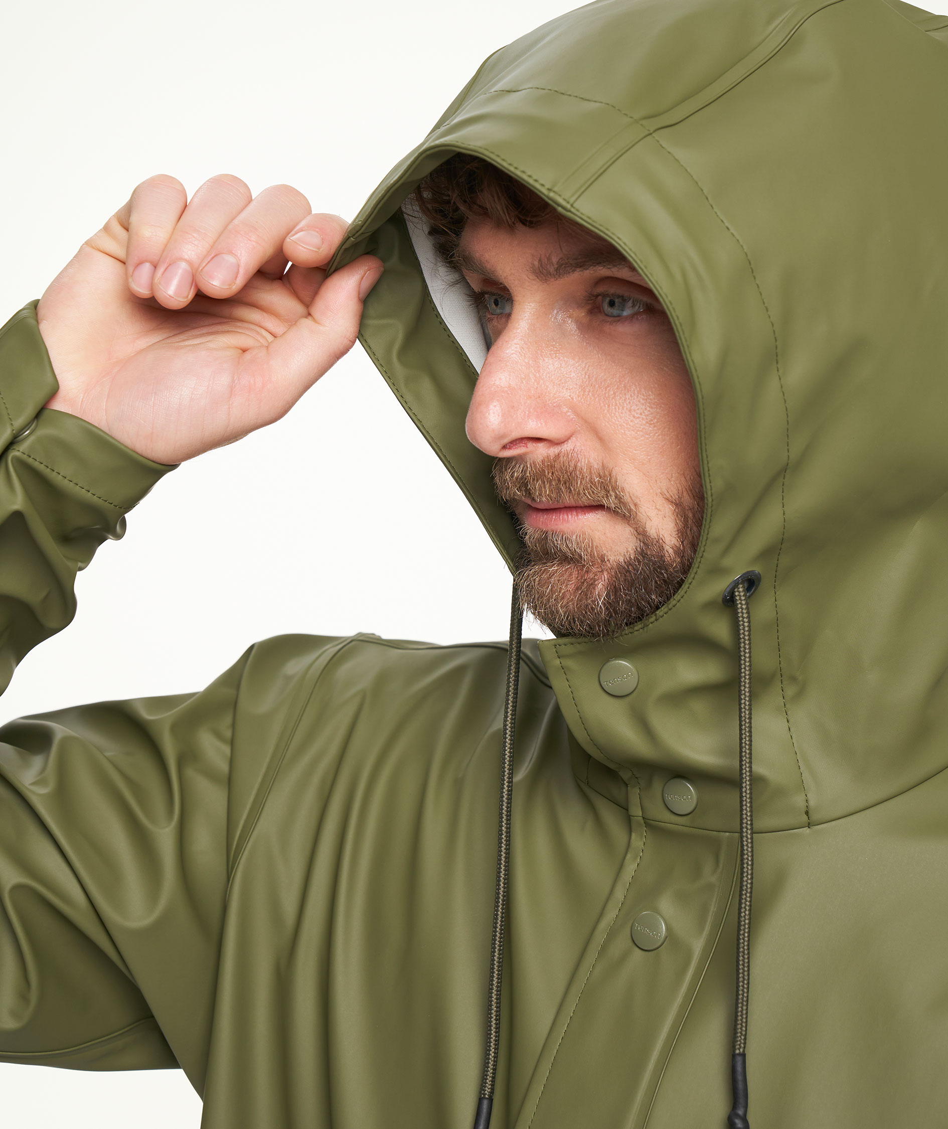 Tenson Apelviken regnjacka, Olivgr&ouml;n, large image number 5