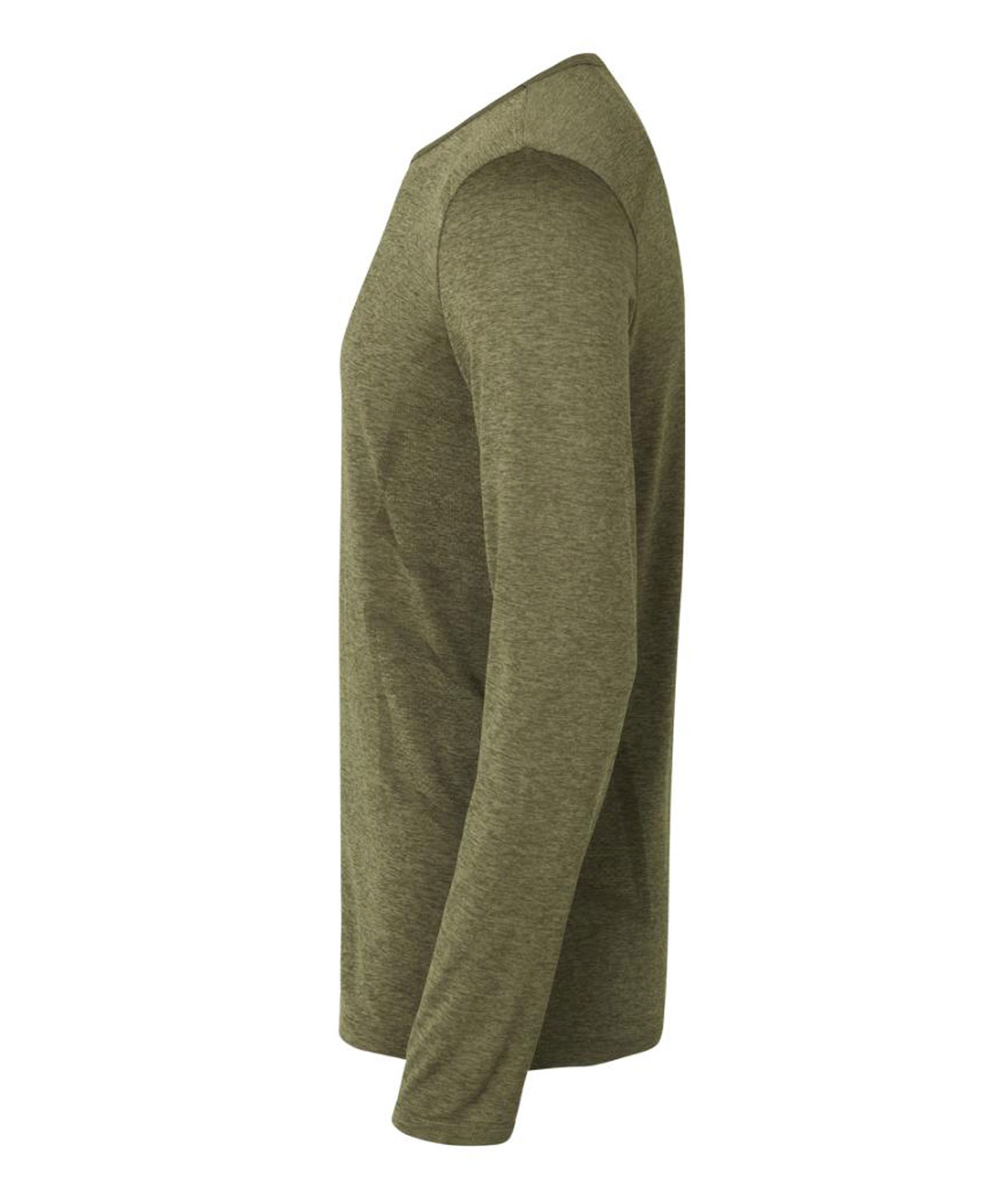 GEYSER seamless long-sleeved T-shirt, Olive melane, large image number 2