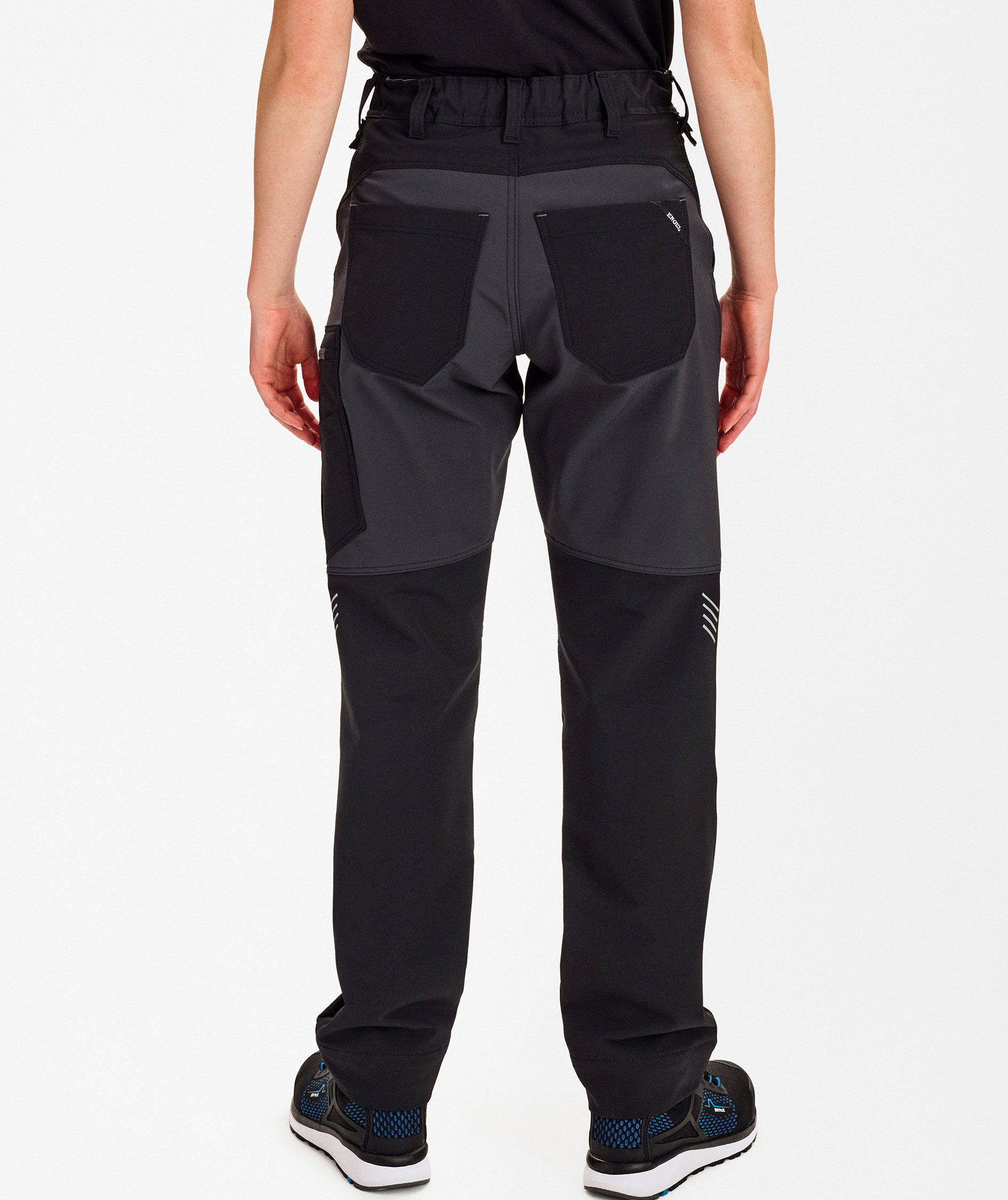 Engel Entire women's service trousers full stretch, Black/Anthracite Grey, large image number 3