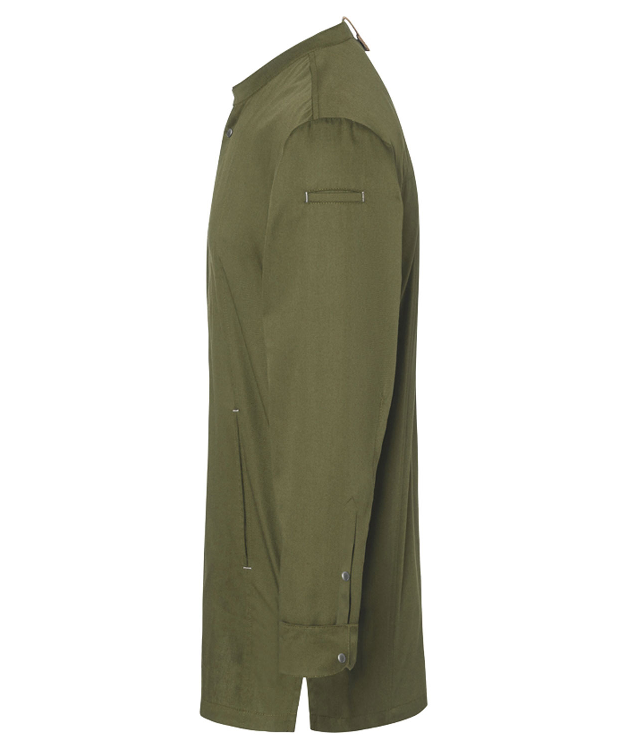 Karlowsky Green-generation chefs jacket, Moss green, large image number 3