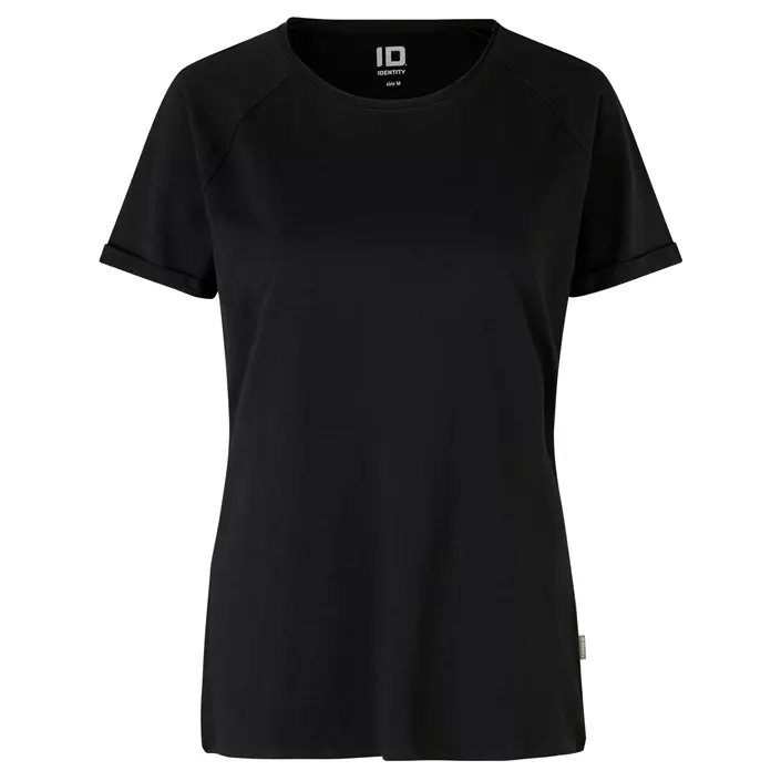 ID Core Slub dame T-shirt, Sort, large image number 0