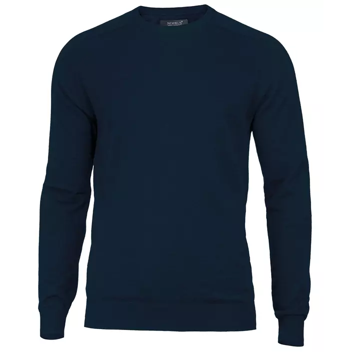 Nimbus Richmond stickad tröja med merinoull, Navy, large image number 0