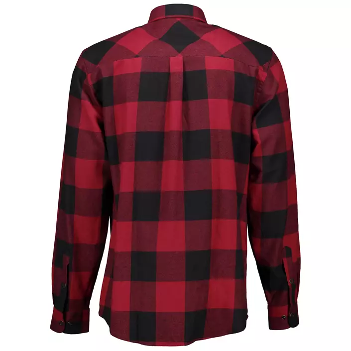 Westborn flannel shirt, Dark Red/Black, large image number 2